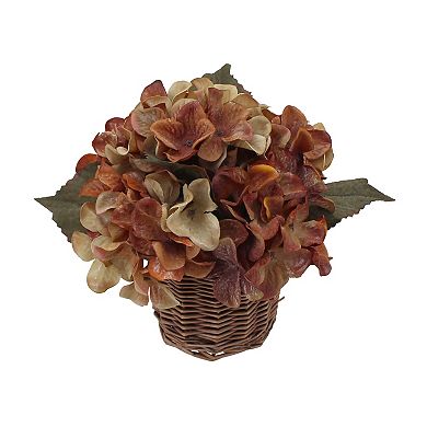Sonoma Goods For Life® Artificial Hydrangeas Arrangement in Wicker Basket