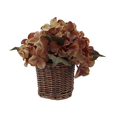 Sonoma Goods For Life® Artificial Hydrangeas Arrangement in Wicker Basket