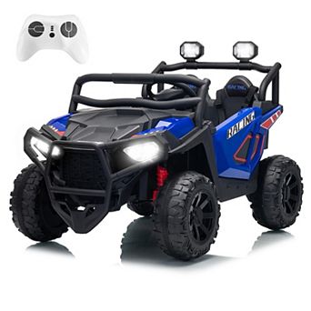 24V 2 Seater Ride On Car for Big Kids, Electric UTV Car with Remote Control, 4-Wheeler Suspension
