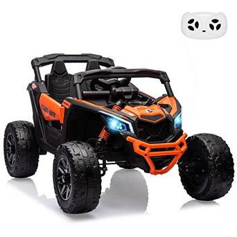 Ride On Car for Kids, Licensed Can-Am Electric Off-Road Truck, Ride On UTV Car with Remote Control