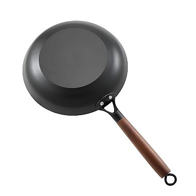 Cast Iron Skillet Set 8, 10, 12 Inch Nonstick Honeycomb Surface for Frying and Searing - Black