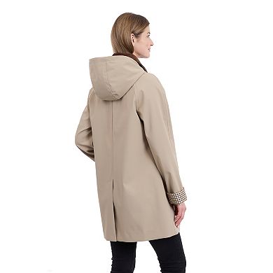 Women's London Fog Missy Single Breasted Topper Coat