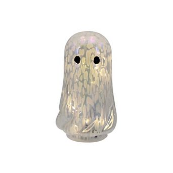 Celebrate Together™ Halloween Large LED Confetti Glass Ghost Sitabout Table Decor