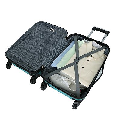 Travelers Club Chicago 20-inch Expandable Hardside Spinner Luggage