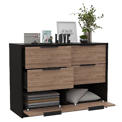 Kaia 4 Drawers Dresser, Superior Top