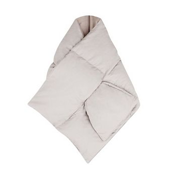 Women’s Puffer Style Quilted Scarf with Plush Lightweight Padding and Smooth Modern Texture Designed