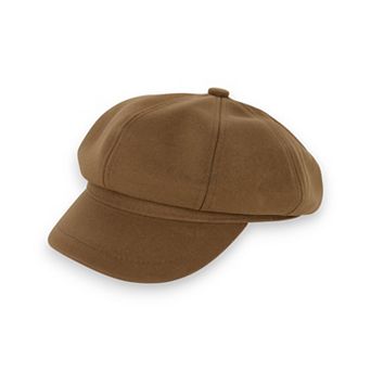 Women's Soft Newsboy Beret Cap with Structured Crown