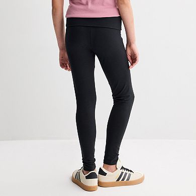 Girls 7-16 SO® Foldover Leggings in Regular & Plus Size