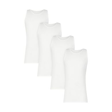 Big & Tall Hanes® 4-Pack ComfortSoft Tank Top Undershirts