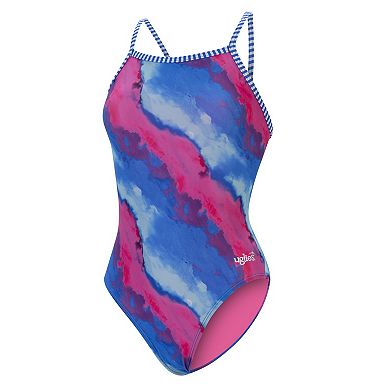 Women's Dolfin Uglies Watercolor Print One-Piece Swimsuit