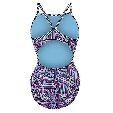 Women's Little Dolfin Uglies Geometric One-Piece Swimsuit