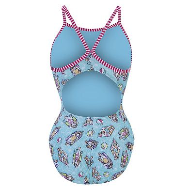 Women's Little Dolfin Uglies Unicorn Pool One-Piece Swimsuit