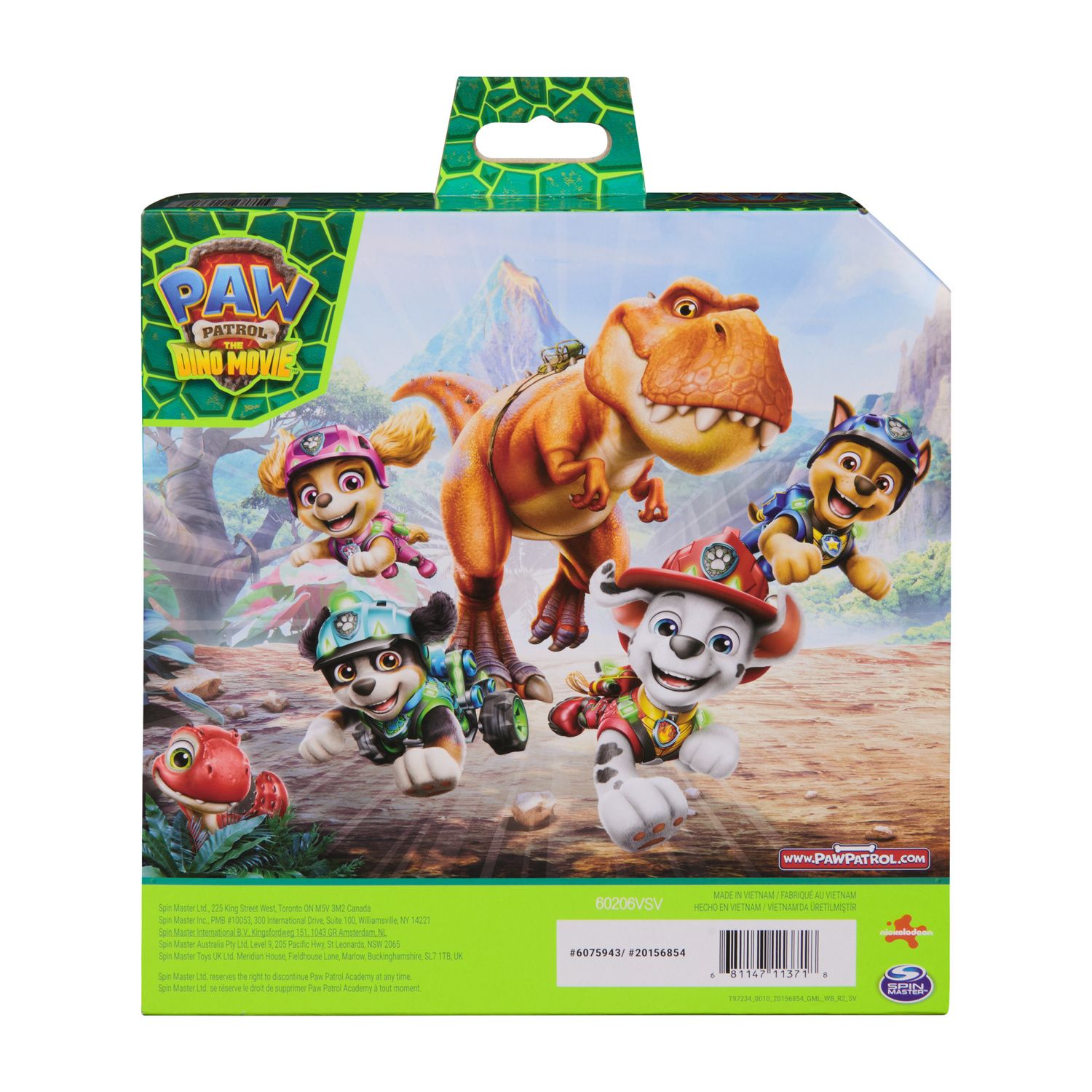 Детские фигурки Paw Patrol The Dino Movie Dino Adventure Pack 6-Figure Action Figures Set — фото 8
