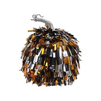 Celebrate Together™ Halloween Large Tinsel Shaped Pumpkin Sitabout Table Decor