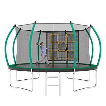 Recreational Trampolines with Enclosure and Ladder ASTM Approval Outdoor Trampoline for Kids