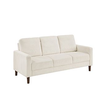 Cey Sofa, Corduroy Upholstery, Modern Style Legs