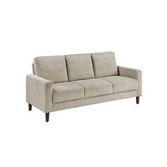 Cey Sofa, Corduroy Upholstery, Modern Style Legs