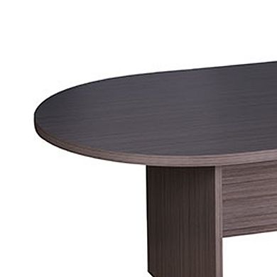 Mike Oval Conference Table with Panel Legs