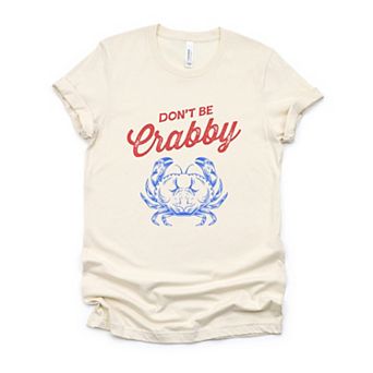 Don't Be Crabby Sketched - Women's Short Sleeve Graphic T-Shirt
