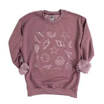 Seashells Square - Women's Graphic Sweatshirt
