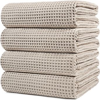 430 GSM Microfiber Bath Towel 4 Pack Oversize 60x30 Quick Dry Lint Free