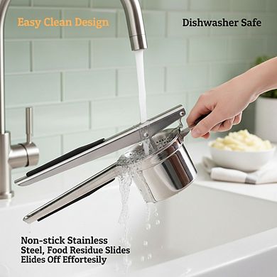 Heavy Duty Stainless Steel Potato Ricer and Masher 15oz Large Capacity