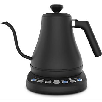 Pour Over Electric Kettle 5 Temp Settings 1200W 0.8L Stainless Steel Inner Lid