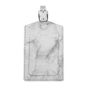 1 pc Marble Pattern Luggage Tag for Travelling