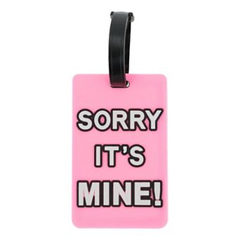 1 pc SORRY Pattern Luggage Tag for Travelling