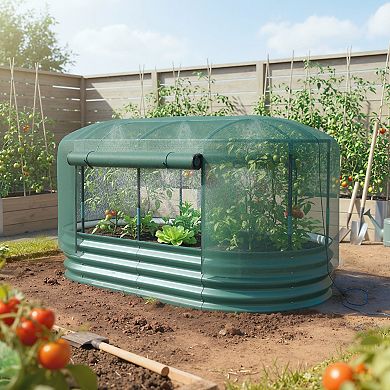 Outsunny Raised Garden Bed Kit, Outdoor Planter 6x3ft