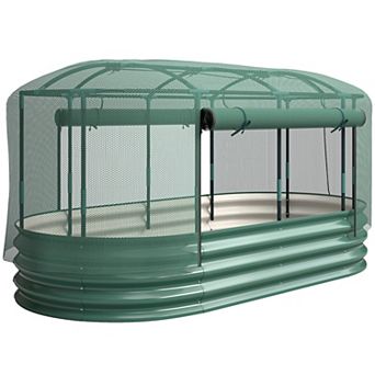 Outsunny Raised Garden Bed Kit, Outdoor Planter 6x3ft