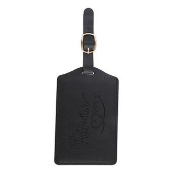 1 pc Embossed Adventure Luggage Tag for Travel
