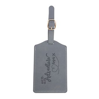 1 pc Embossed Adventure Luggage Tag for Travel