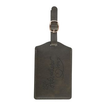 1 pc Embossed Adventure Luggage Tag for Travel