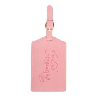 1 pc Embossed Adventure Luggage Tag for Travel