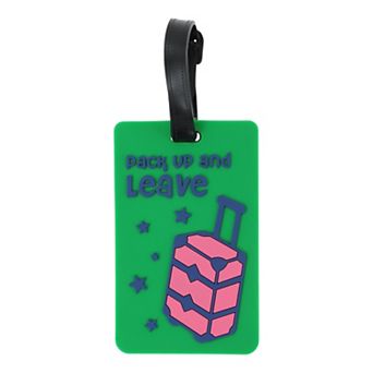 1 pc Leave Pattern Luggage Tag for Travelling
