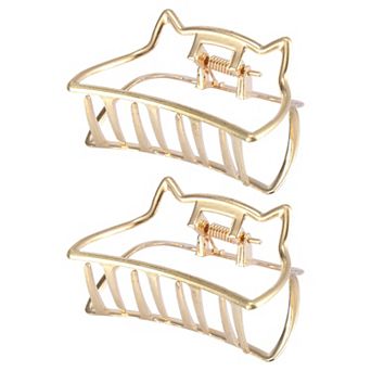 2.7 Inch Women Metal Hair Claw Hair Barrettes Clips Fashion Accessories Beauty 2 pc