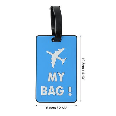 1 Pc MY BAG Pattern Luggage Tag for Travelling