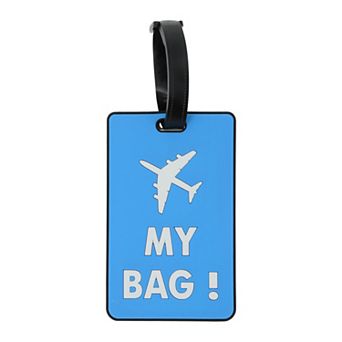 1 pc MY BAG Pattern Luggage Tag for Travelling