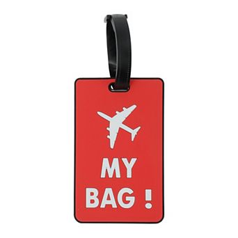 1 pc MY BAG Pattern Luggage Tag for Travelling