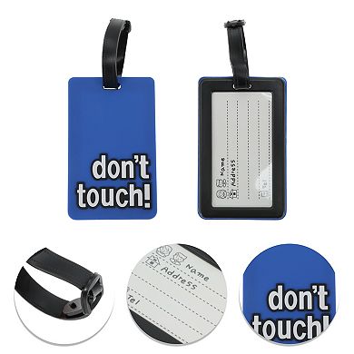 1 Pc Don't Pattern Luggage Tag for Travelling