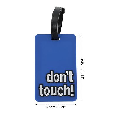 1 Pc Don't Pattern Luggage Tag for Travelling