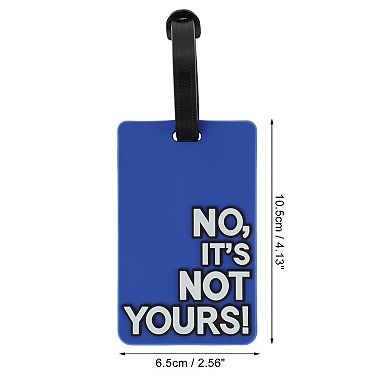 1 Pc Letter Pattern Luggage Tag for Travelling