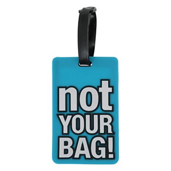 1 pc NOT Pattern Luggage Tag for Travelling