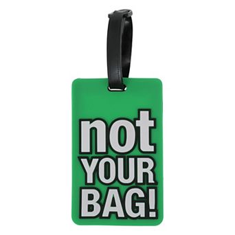 1 pc NOT Pattern Luggage Tag for Travelling