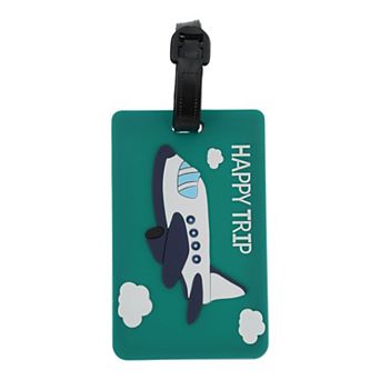 1 pc Happy Pattern Luggage Tag for Travelling