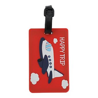 1 pc Happy Pattern Luggage Tag for Travelling