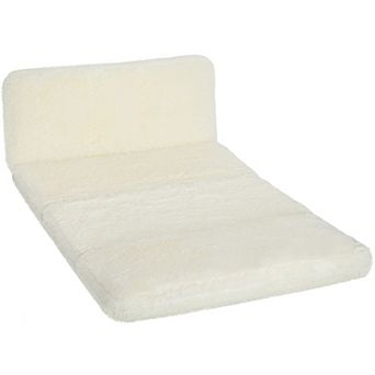 HOMCOM Bean Bag Floor Sofa Bed, Plush Folding Floor Mattress