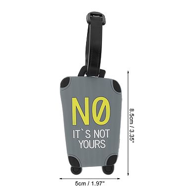 1 Pc NO Pattern Luggage Tag for Travelling