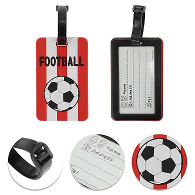 1 Pc Football Pattern Luggage Tag for Travelling